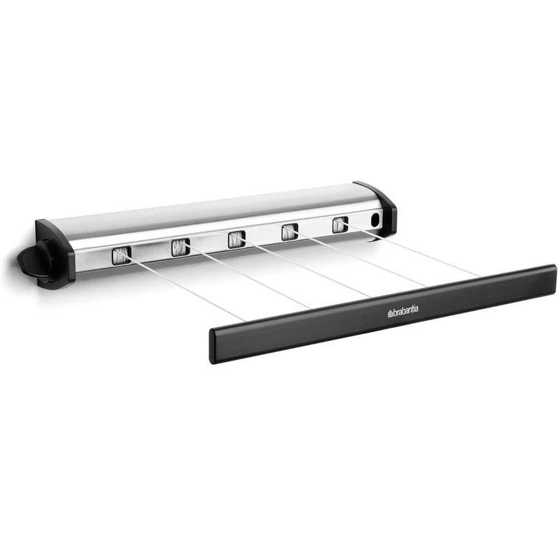 بند رخت دیواری جمع شو 22 متری برابانتیا با بدنه استیل