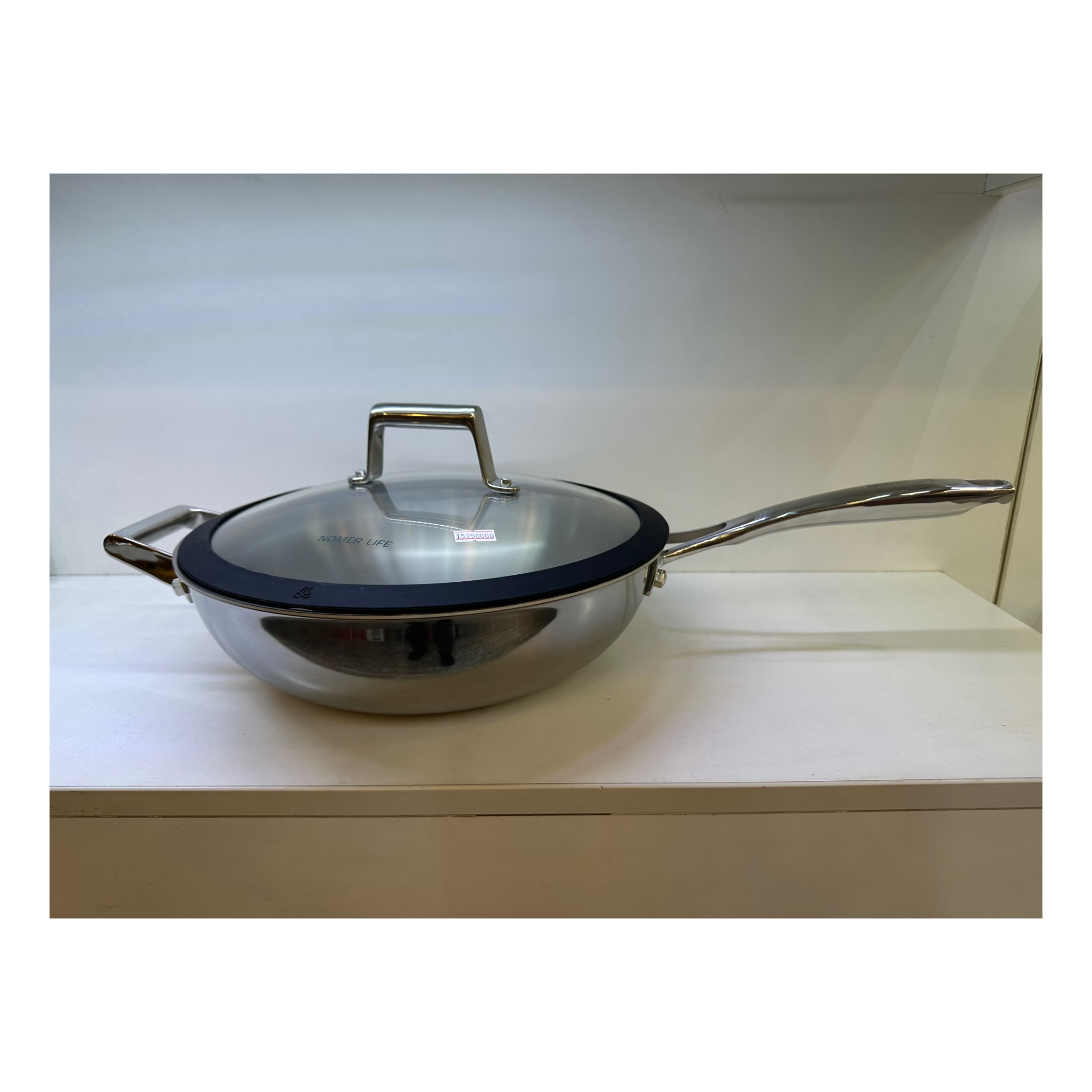 ماهیتابه وک استیل کف لیزری نومر سایز 28 با دسته کمکی مدل اولترا کوک (ULTRA COOK)