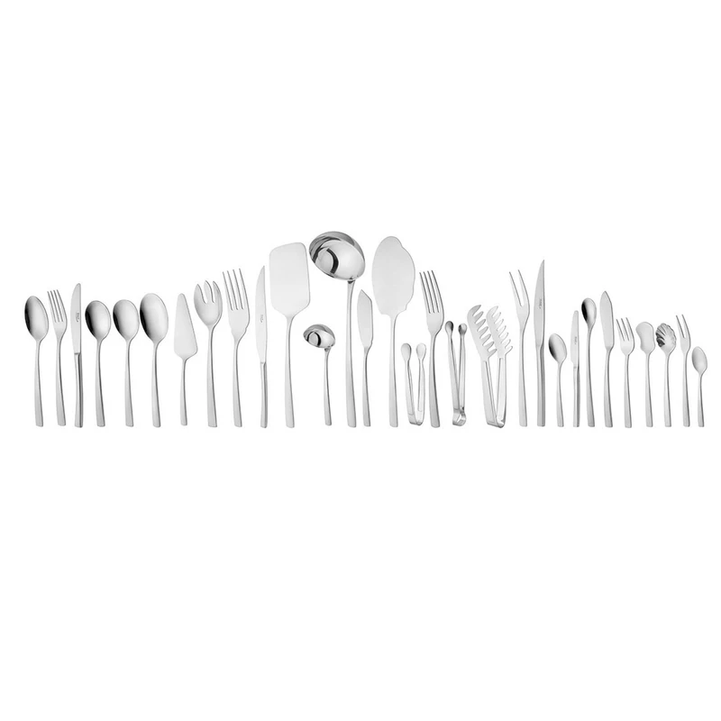 سرویس قاشق و چنگال 116 پارچه ناب استیل مدل فلورانس سیلور