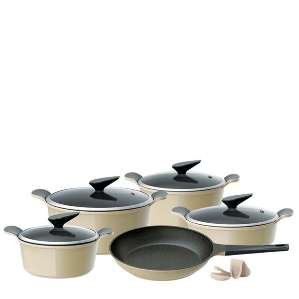 سرویس پخت و پز 9 پارچه نئوفلیم مدل عاج